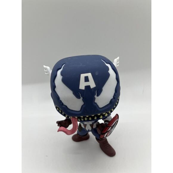 Funko POP #364 Marvel Venomized Captain America Bobblehead Figure Loose OOB - Picture 2 of 6